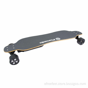 Pomelo dual motors removable battery pack 4 wheels electric skateboard wholesale